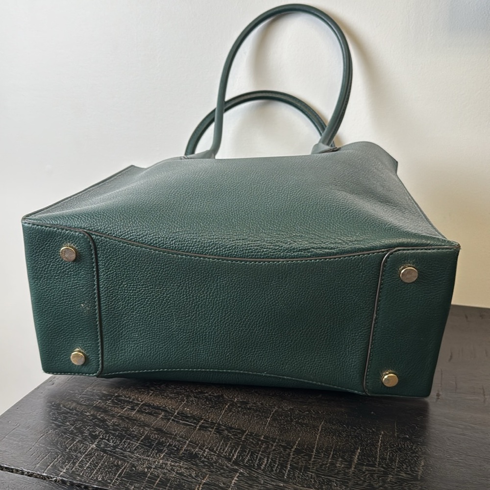 Michael Kors Extra Large Dark Atlantic Green leather tote bag - Picture 7 of 12